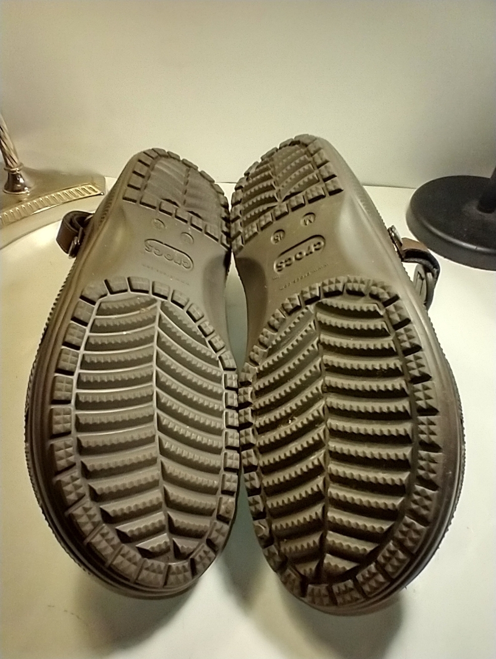 Crocs Yukon Vista II LiteRide Brown Clogs Shoes Men's sz 15 - Picture 9 of 11